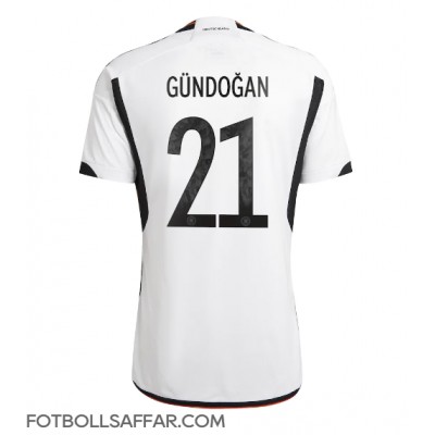 Tyskland Ilkay Gundogan #21 Hemmatröja VM 2022 Kortärmad